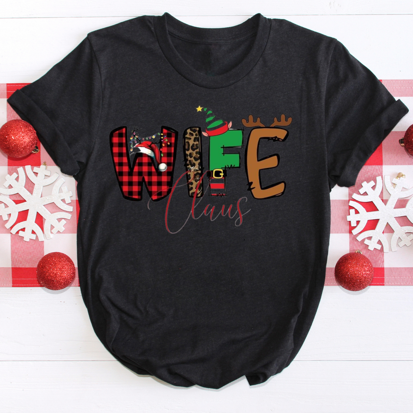 "Mama Clause" & "Wife Clause" Sweatshirts