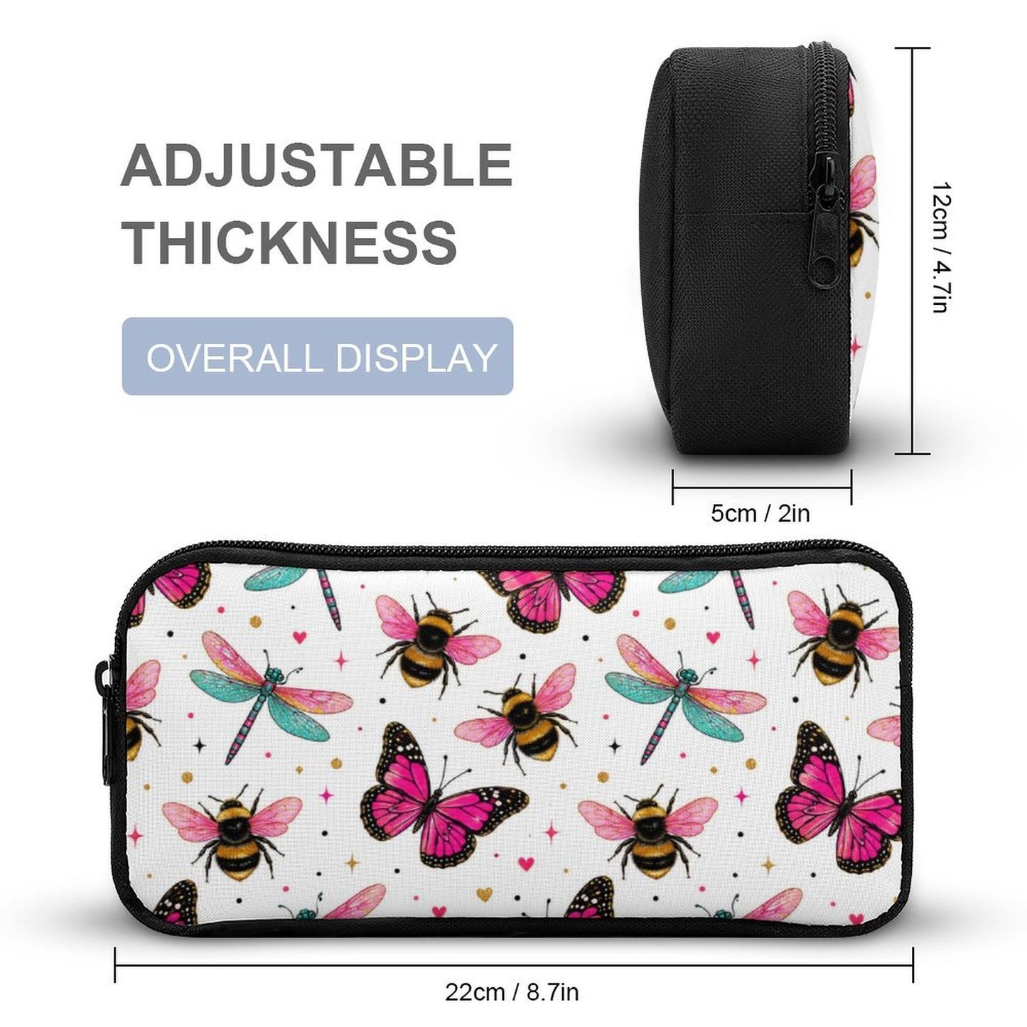 Custom 3-Piece Back-To-School Set with Backpack. Lunch Bag and Pencil Case Three Piece Set Combination