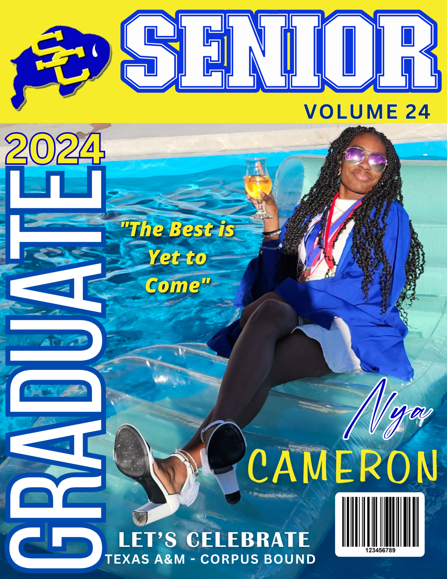 Custom Graduate Magazine Cover