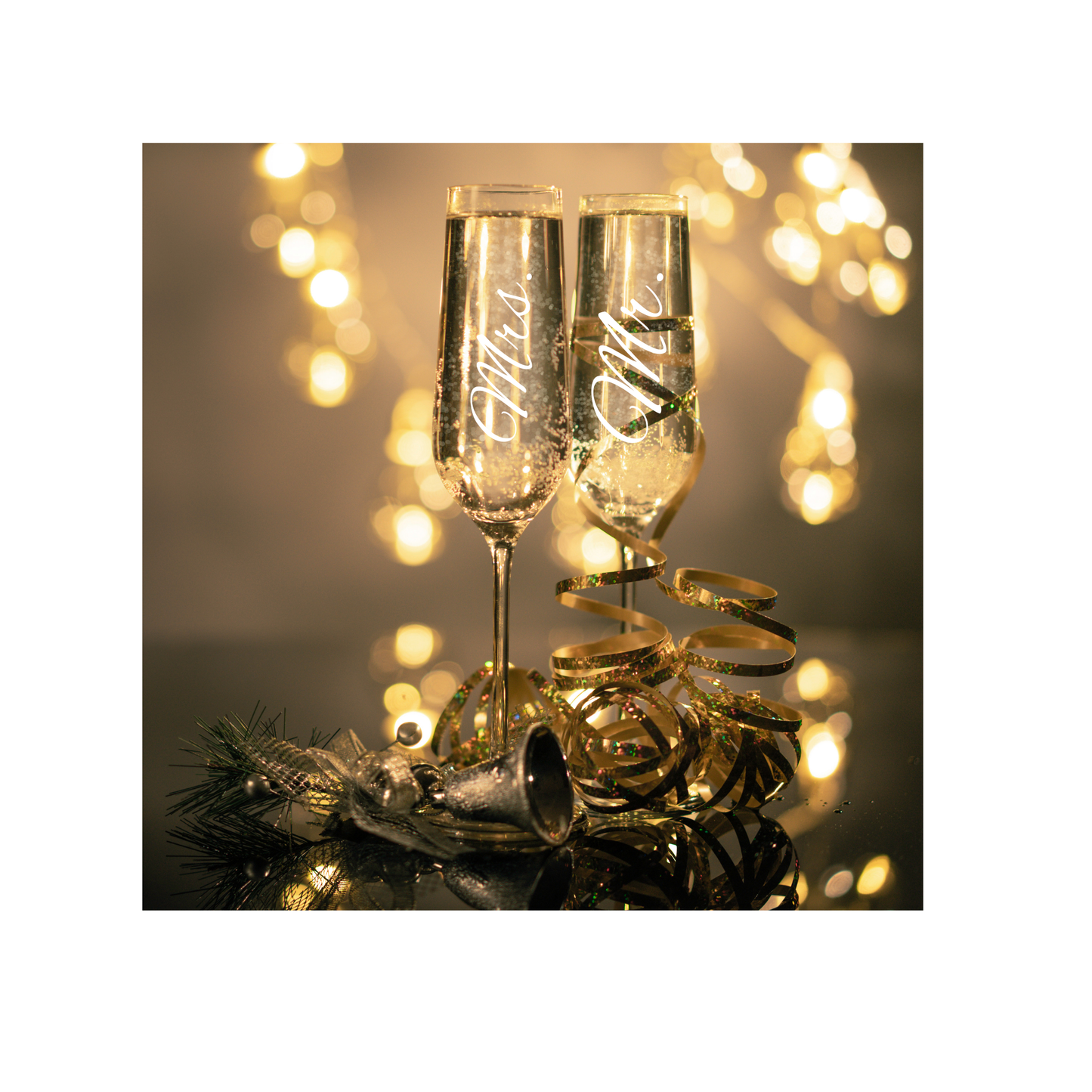 Customized Champagne Flutes