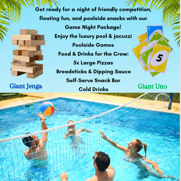 Game Night Pool Party