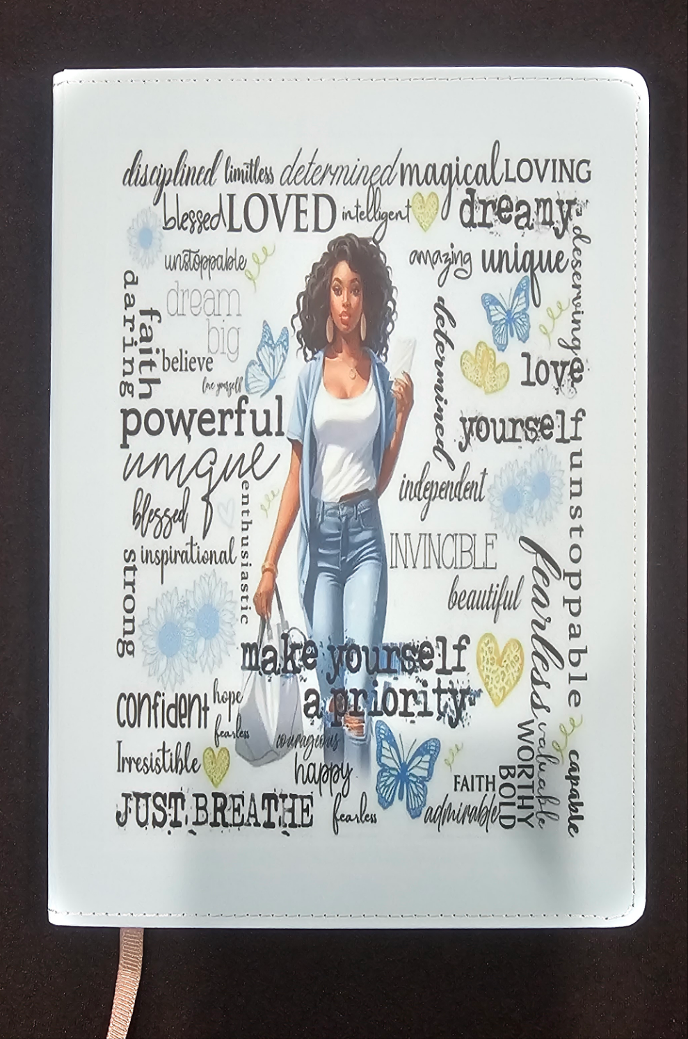 Self-care lined journal