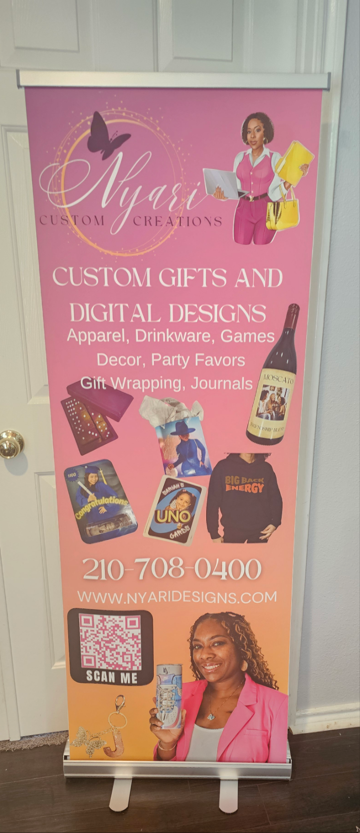 6 ft retractable banner