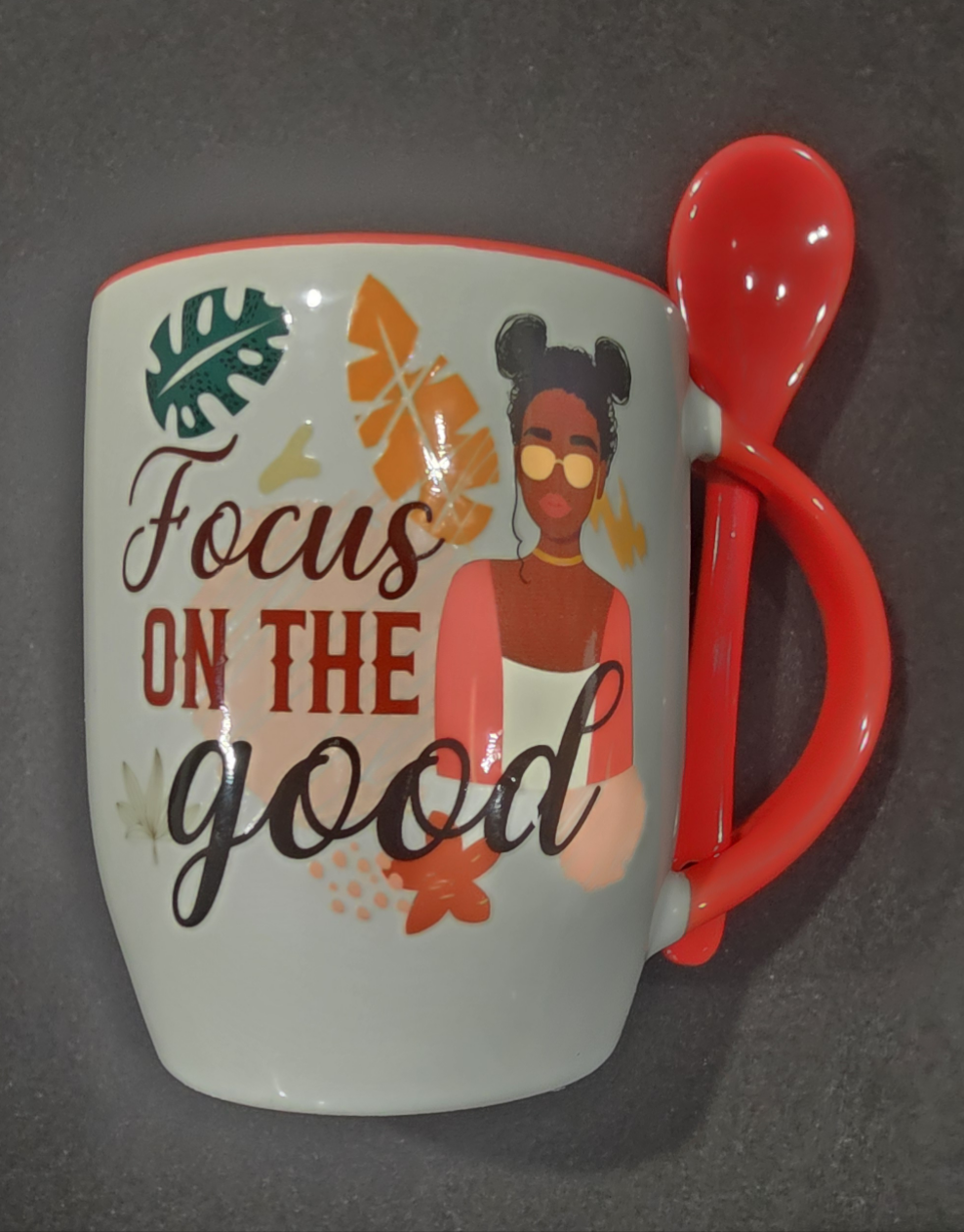 "Focus on the Good" mug