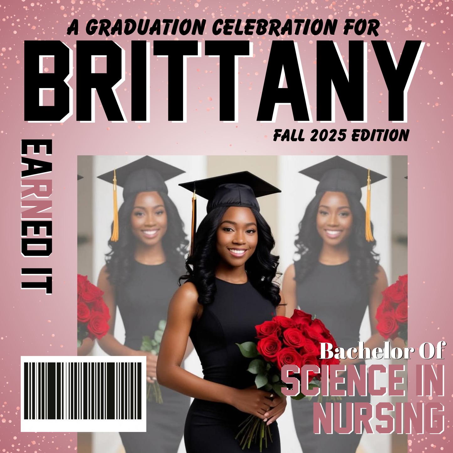 Custom Graduate Magazine Cover