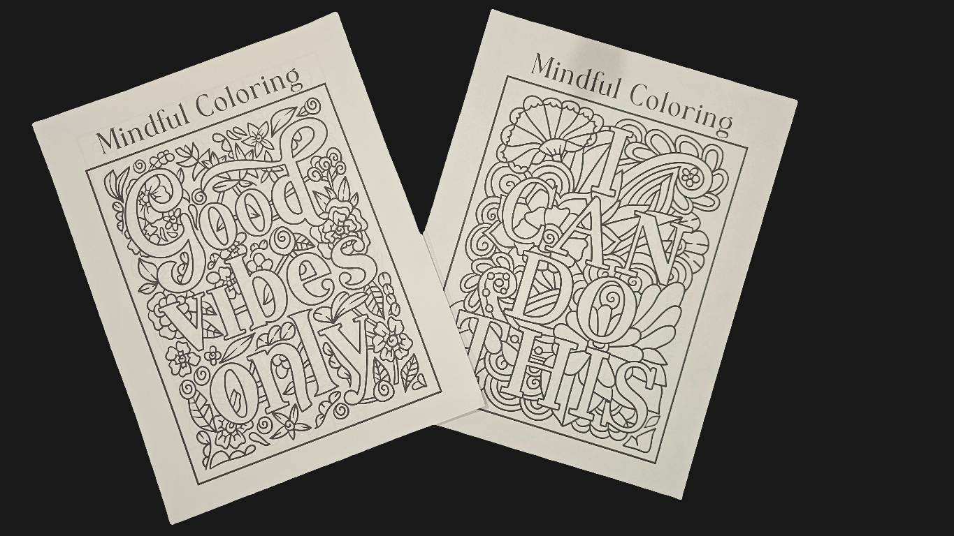 Custom pre-sketched canvas- set of 4