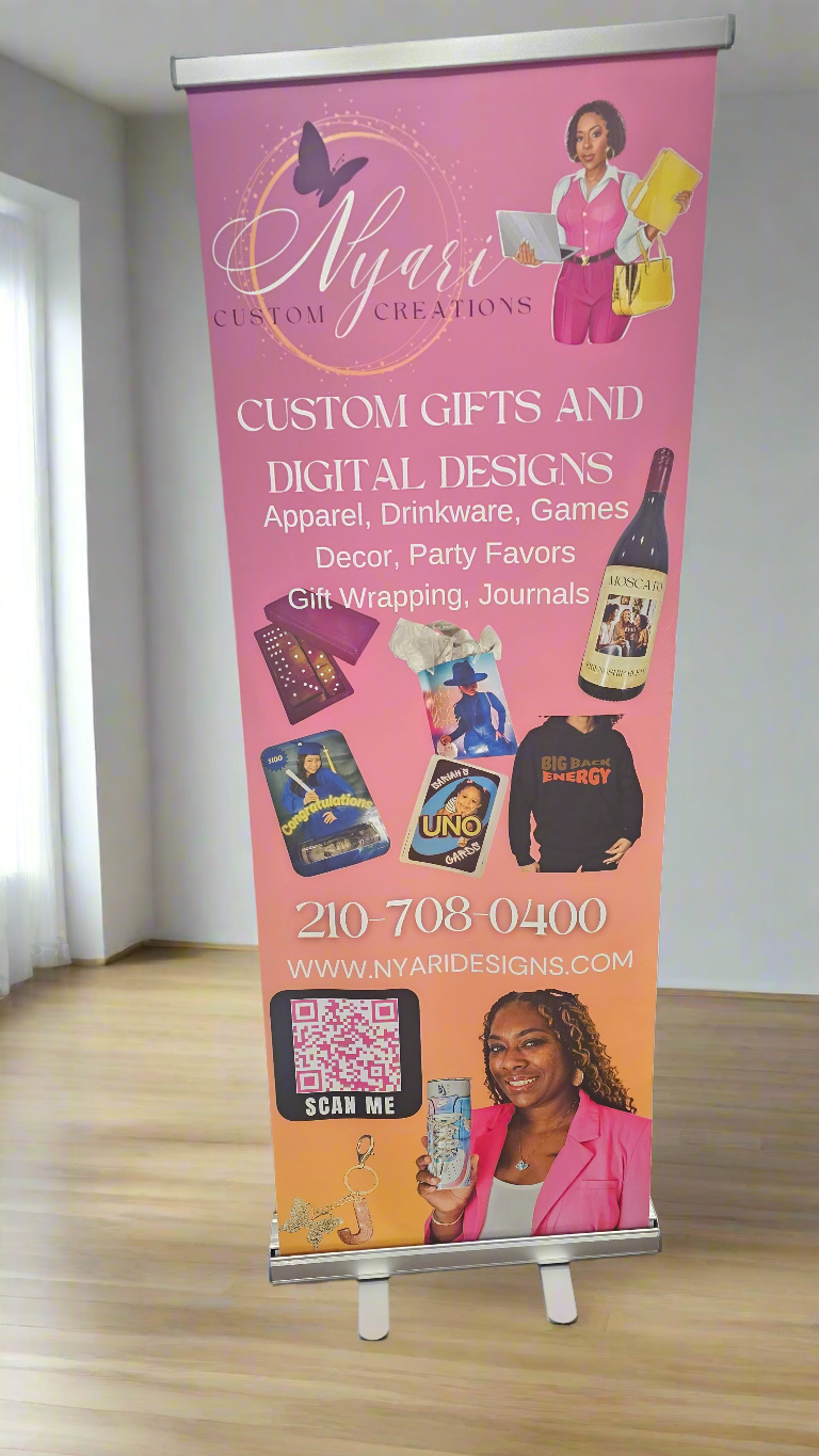 6 ft retractable banner