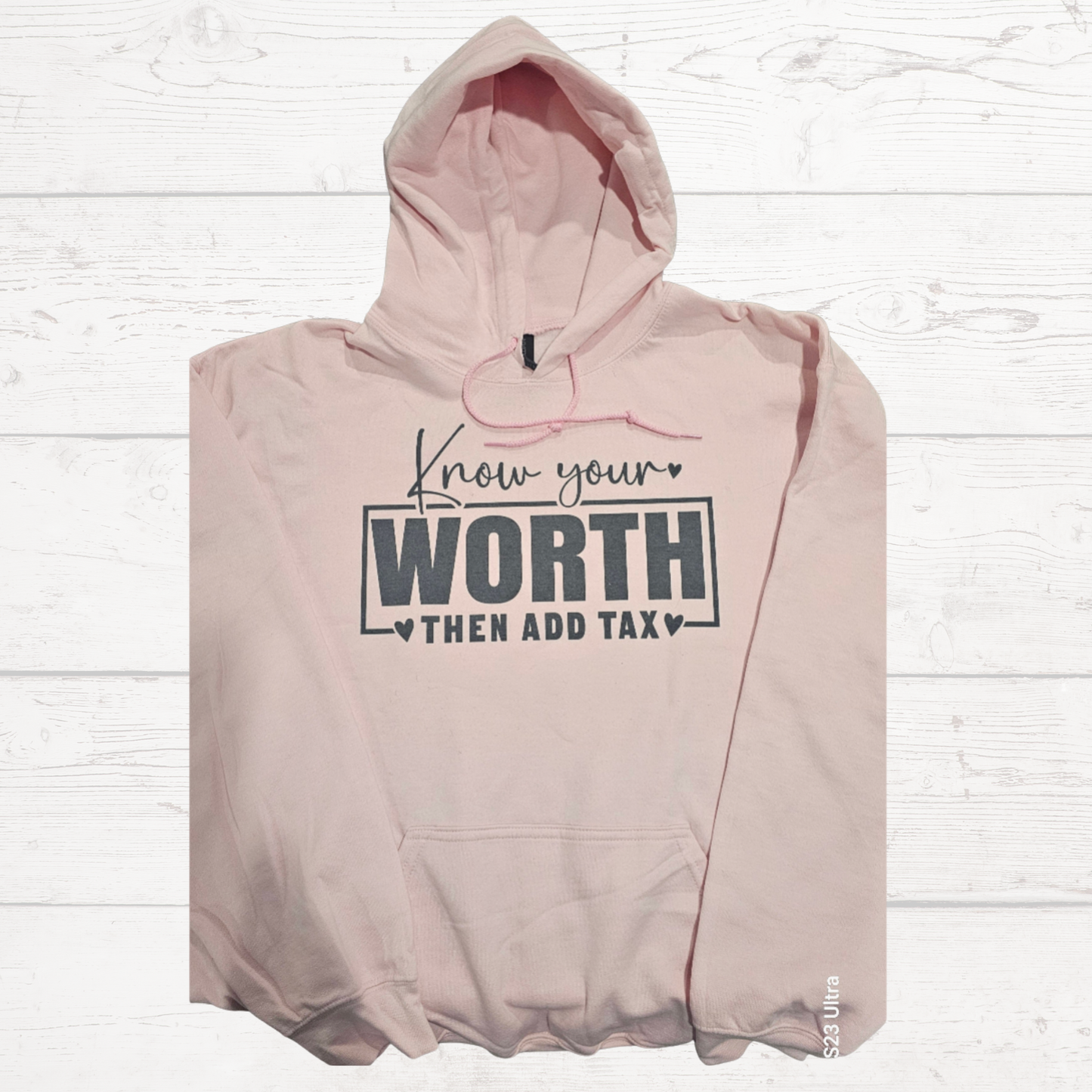 "Know Your Worth" hoodie