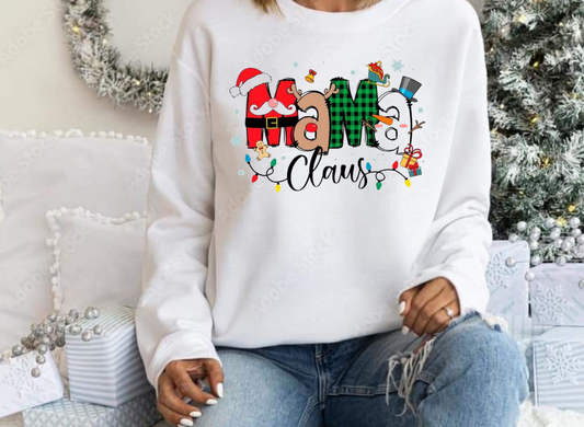 "Mama Clause" & "Wife Clause" Sweatshirts