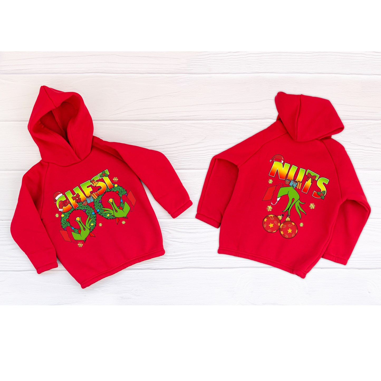 "Chest - Nuts" Hoodies