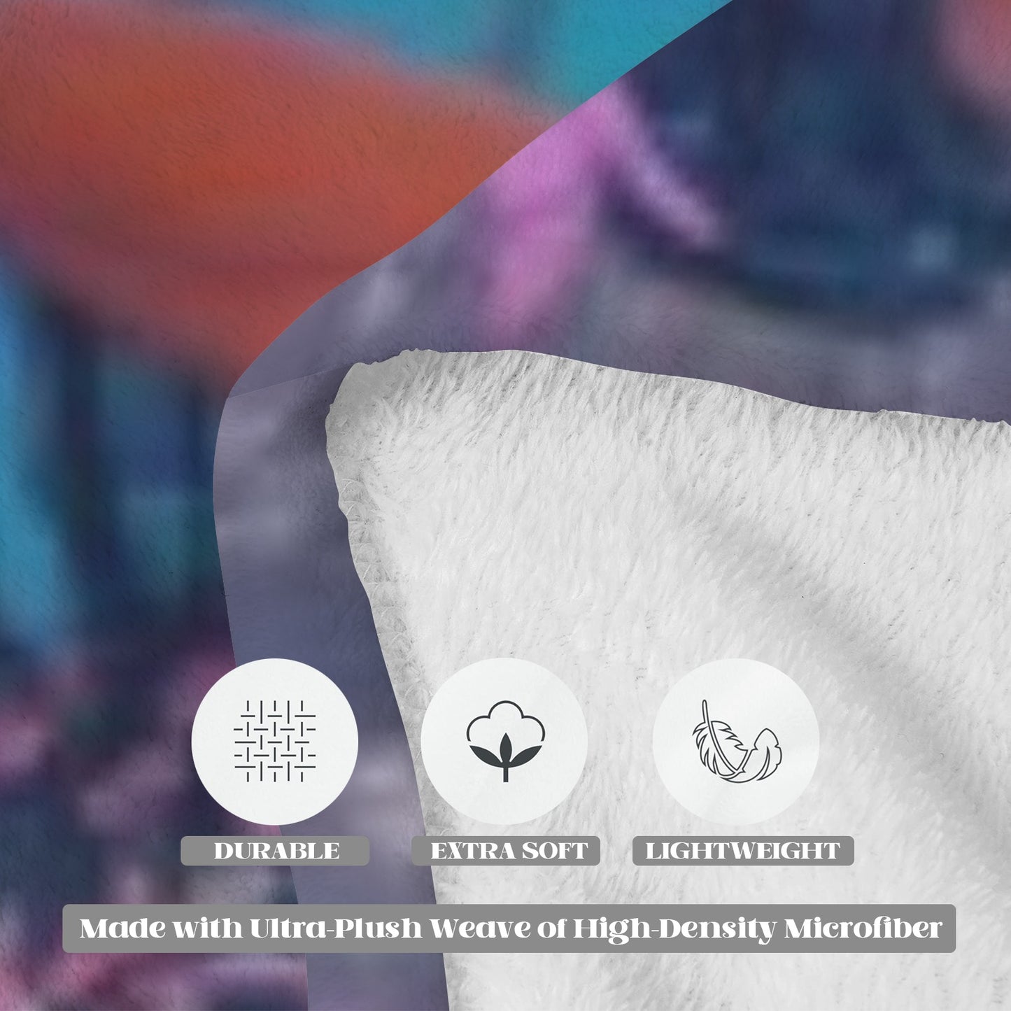 Custom Large Soft Fleece Blanket Ultra-Soft Micro Fleece Blanket 60"x70"