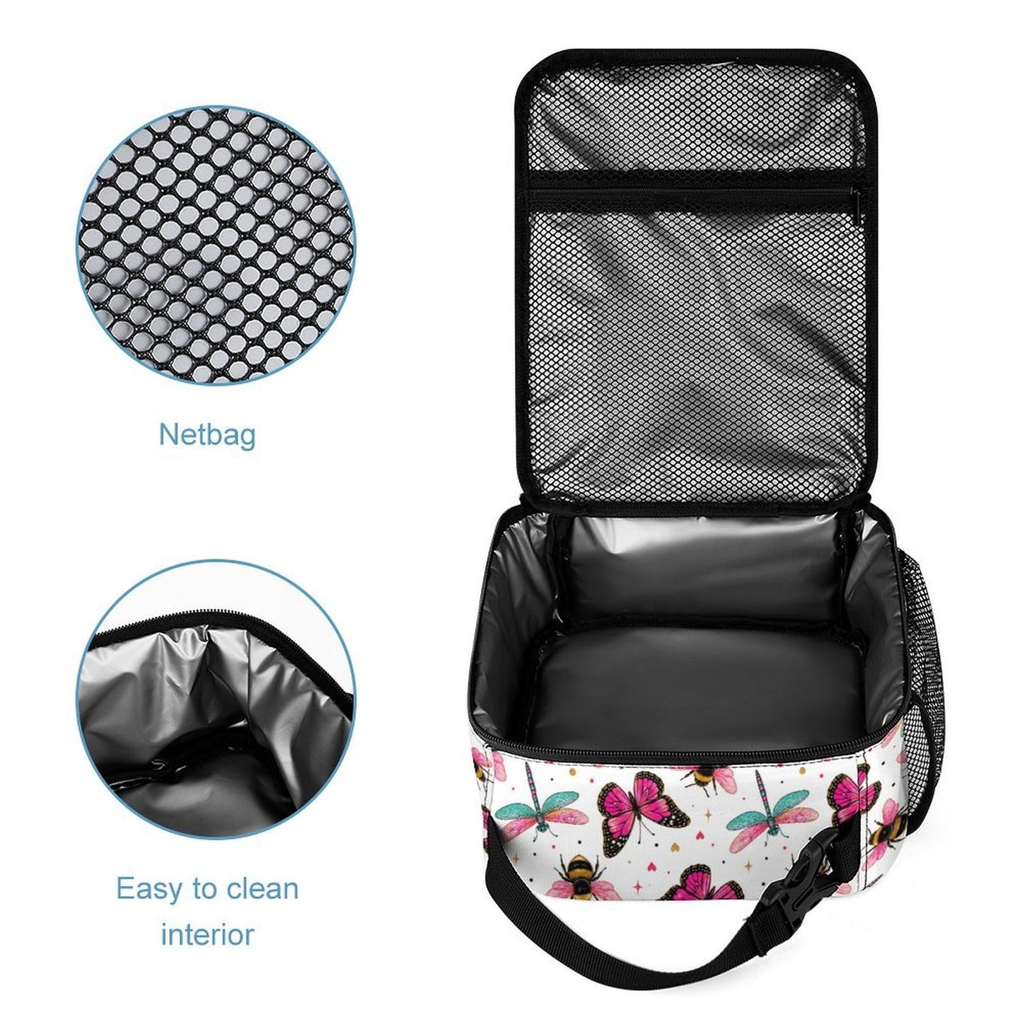 Custom 3-Piece Back-To-School Set with Backpack. Lunch Bag and Pencil Case Three Piece Set Combination
