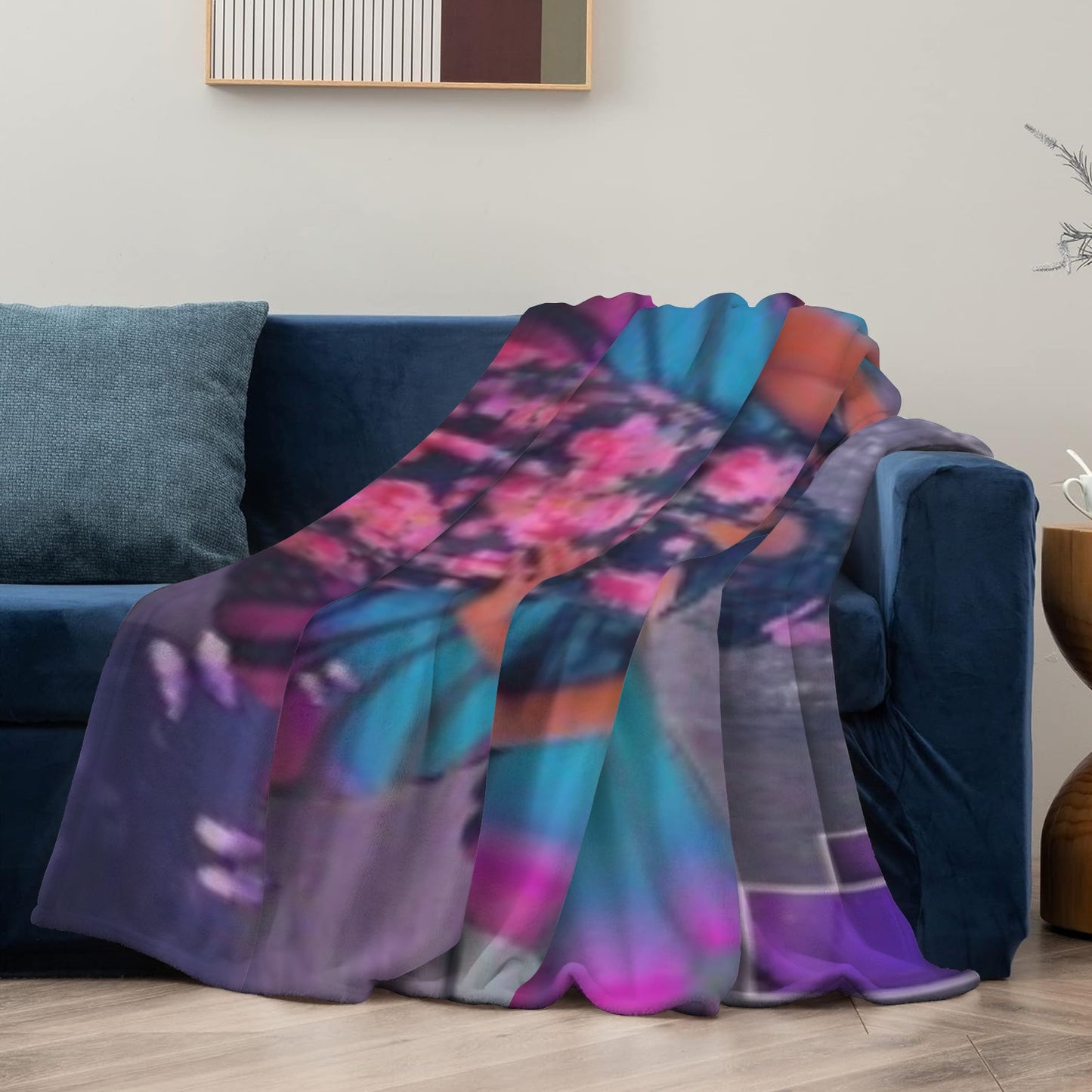 Custom Large Soft Fleece Blanket Ultra-Soft Micro Fleece Blanket 60"x70"