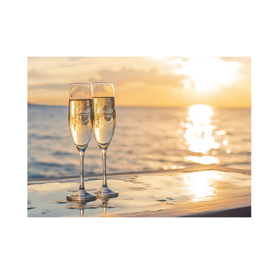 Customized Champagne Flutes
