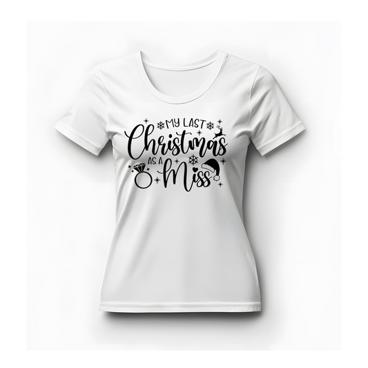 Last Christmas shirt - Engagement Announcement