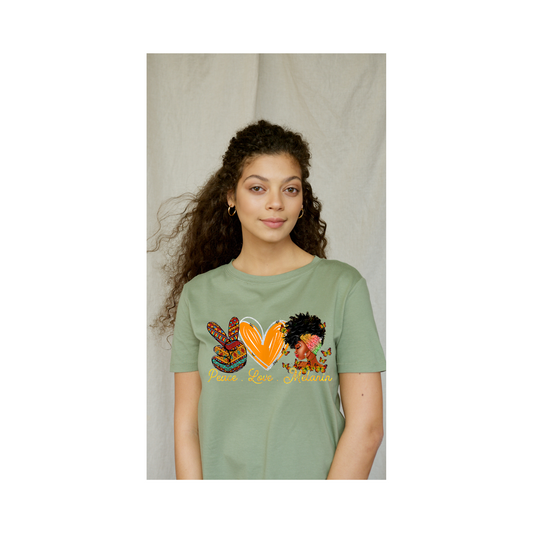 Peace Love Melanin Shirt