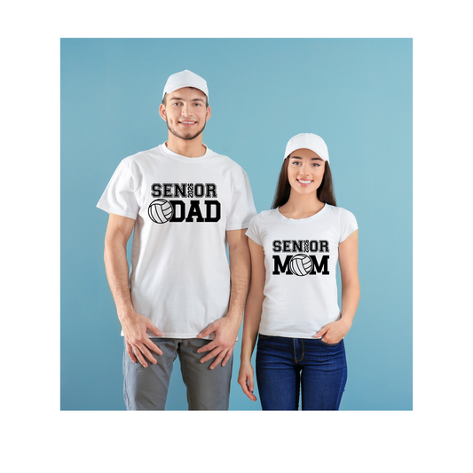 Senior Mom Dad volleyball shirt