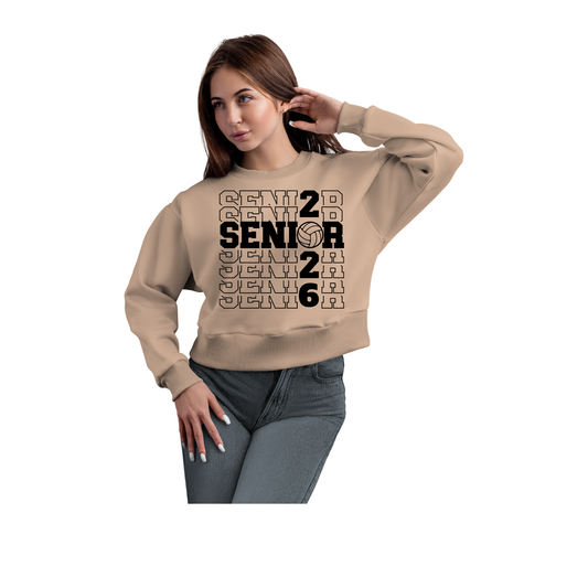 Senior 2026 (volleyball) sweatshirt
