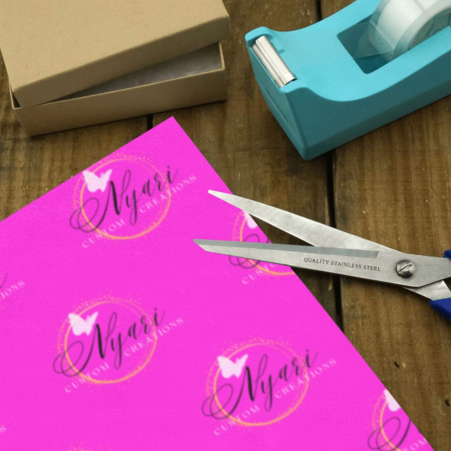 Custom Branded Wrapping Paper Gift Wrapping Paper 58"x 23"-80g (3 Rolls)