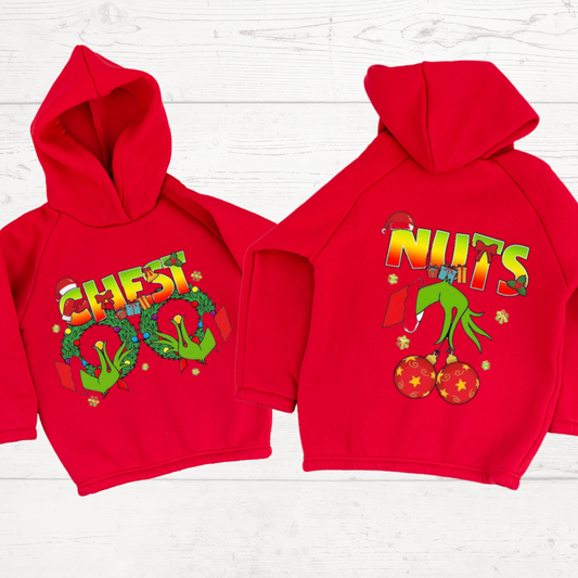 "Chest - Nuts" Hoodies