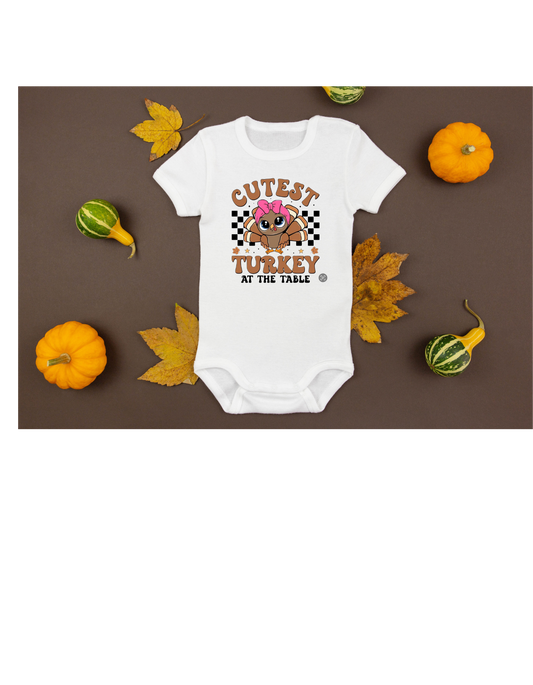 "Cutest Turkey" onesie