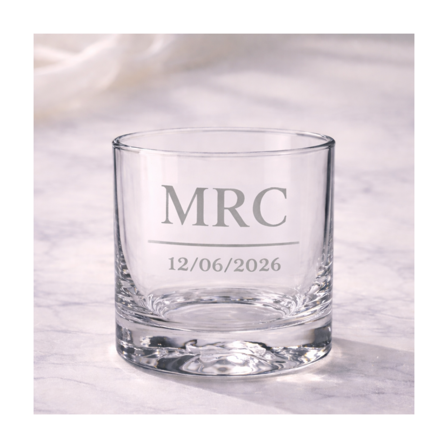 Etched Whiskey Glasses