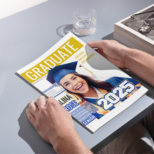 Custom Graduate Magazine Cover
