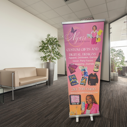 6 ft retractable banner