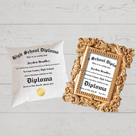 Graduation Pillow Template